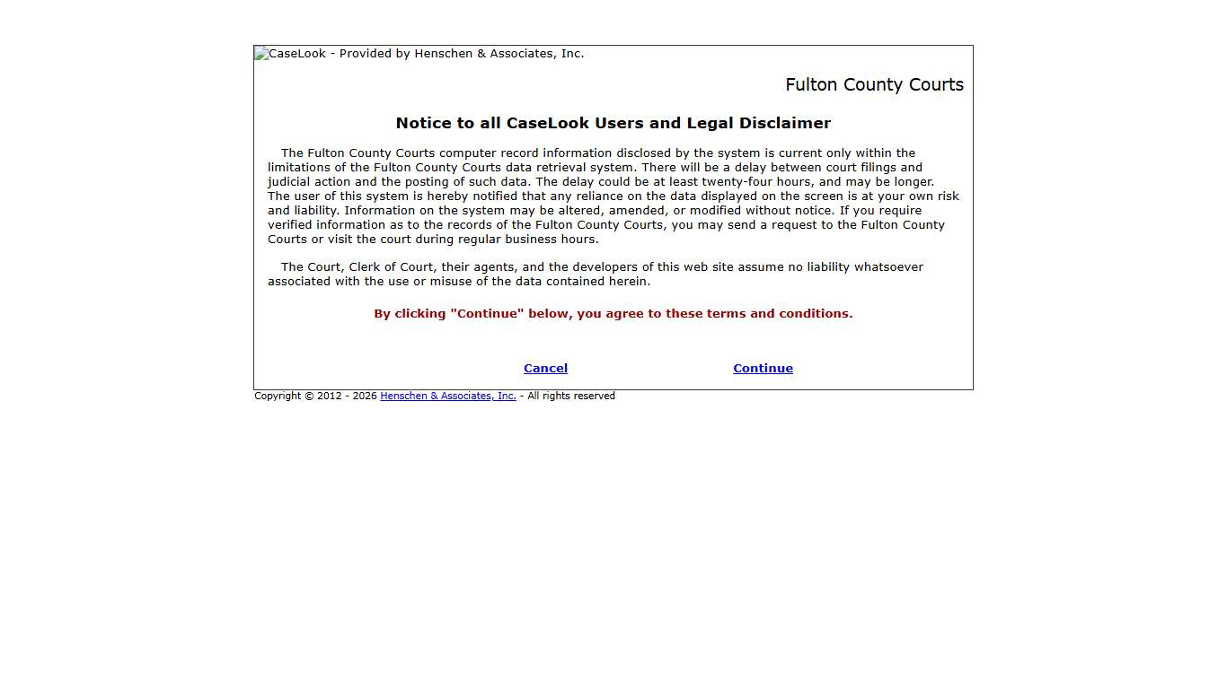 Fulton County Courts - Record Search