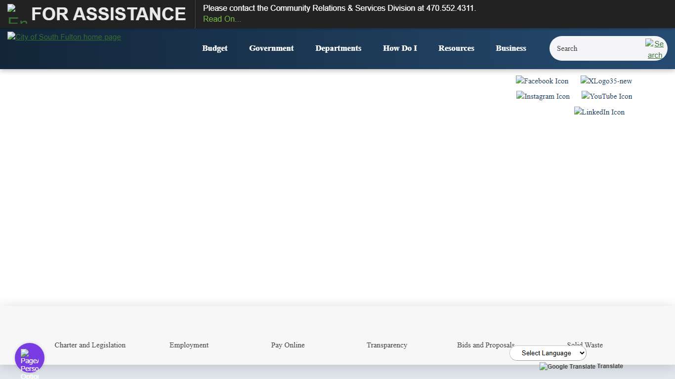 South Fulton, GA Official Website
